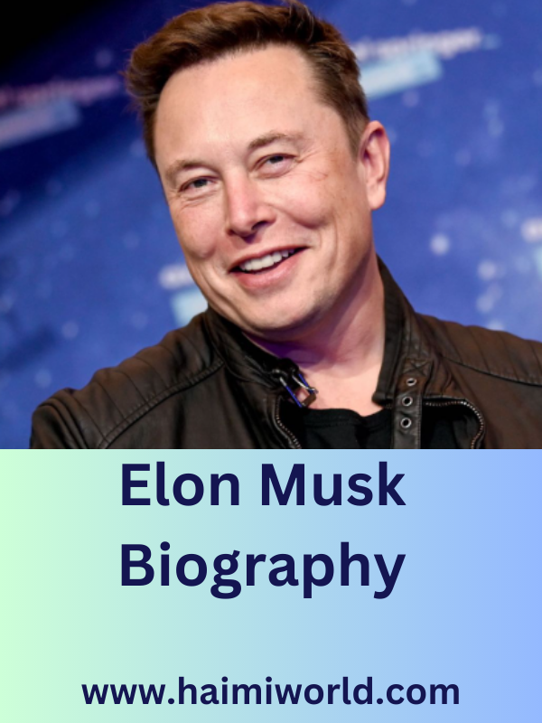 Elon musk promo biography