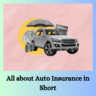 All about Auto Insurance in short
